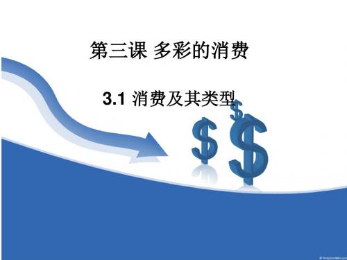 31消费及其类型ppt