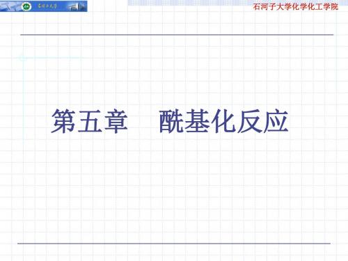 精细有机合成单元反应 与合成设计 第五章