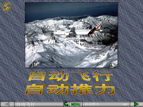 20-A320自动飞行系统自动推力讲述