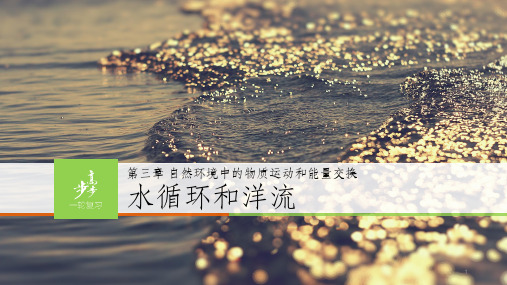 2016高三一轮复习：水循环与洋流PPT课件