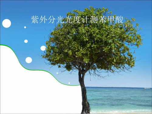 紫外测苯甲酸