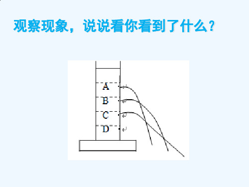 液体内部的压强