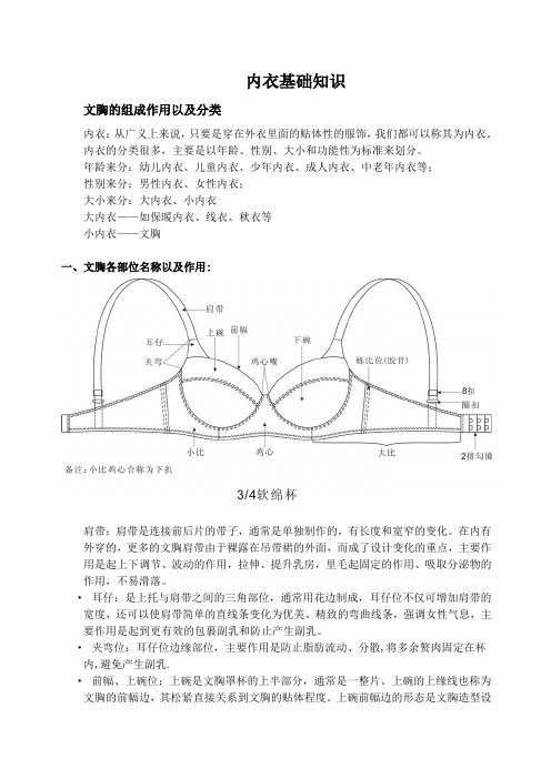 内衣基础知识Word 文档