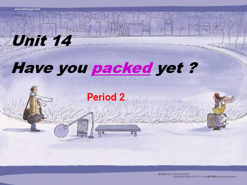 Unit14《haveyoupackedyet_SectionA》课件3(25张PPT)(人教新目标九年级)