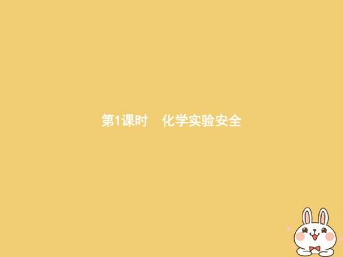 2018高中化学第一章从实验学化学1.1.1化学实验安全课件新人教版必修1