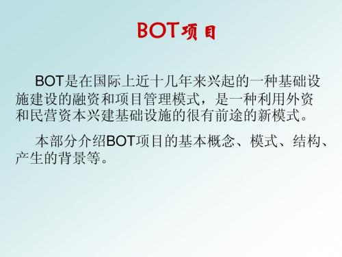 BOT项目