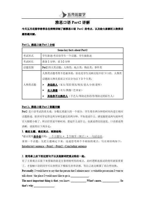 雅思口语Part2详解