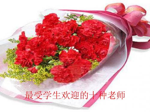 最受学生欢迎的十种老师