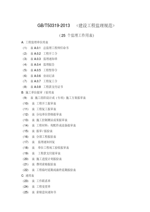 gb50319-建设工程监理规范