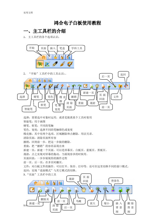 鸿合电子白板基础教程(图文)