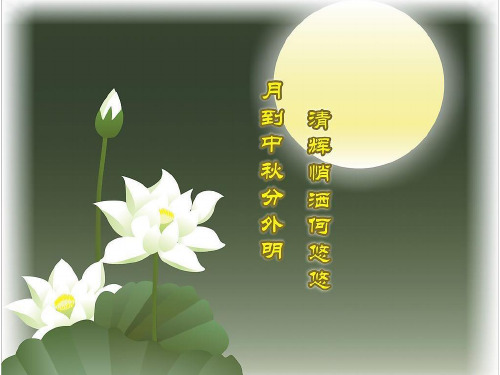 三年级上册语文课件-_33 但愿人长久丨沪教版(2015秋)(共19张PPT)