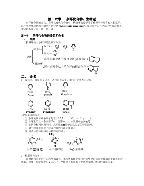 杂环化合物