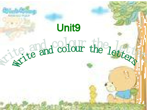 剑桥少儿英语预备级上册 Unit9