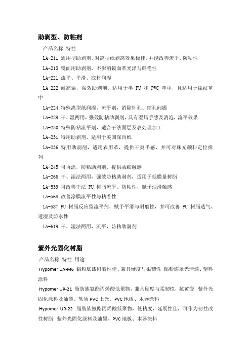 海明斯德谦产品说明