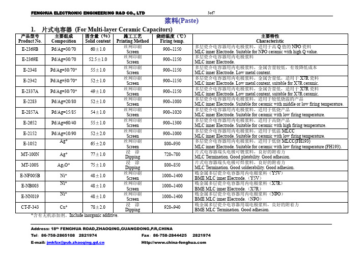 导电浆料
