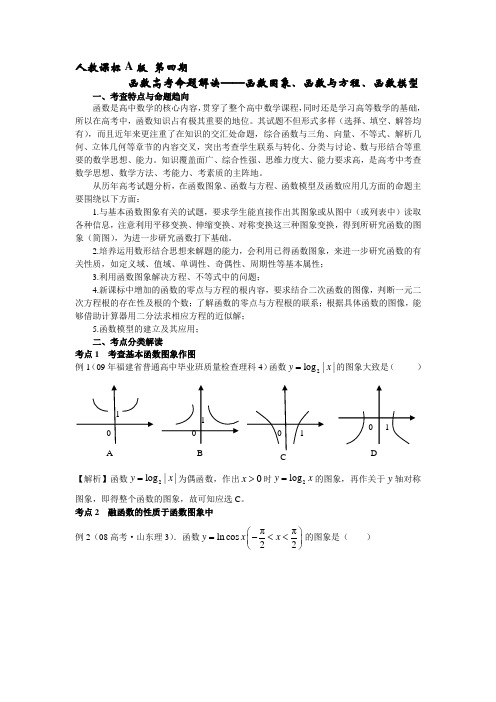 函数高考命题解读