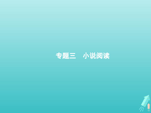 2020版高考语文二轮复习专题三小说阅读课件