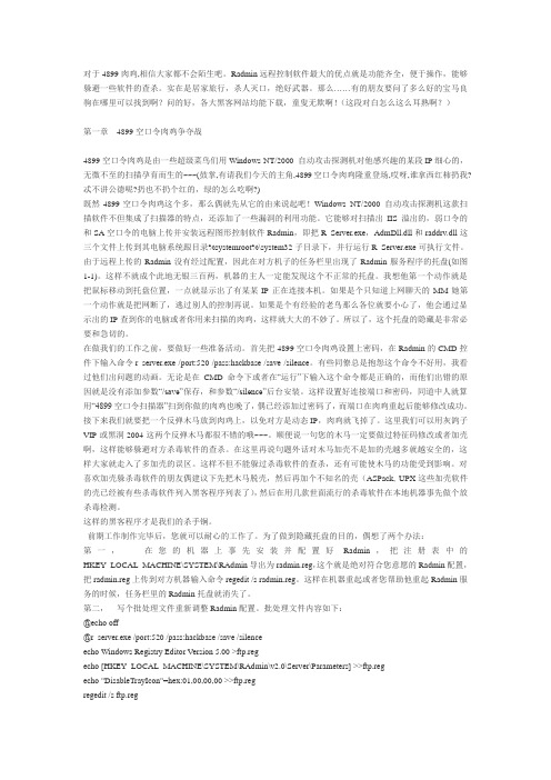 RAdmin 服务端高级配置