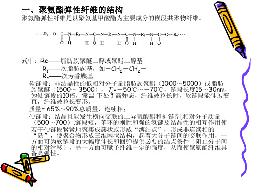 聚氨酯弹性纤维的生产原理