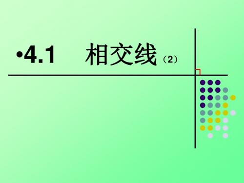 (华师大)相交线(2)垂直