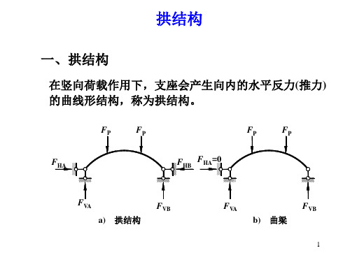三铰拱及无铰拱