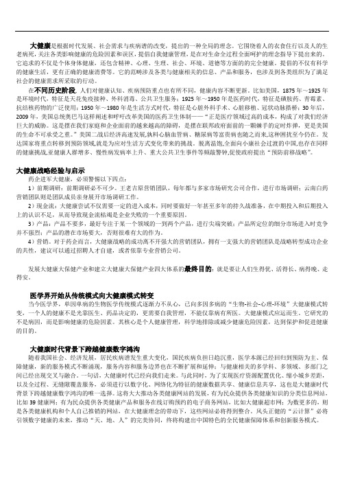 大健康