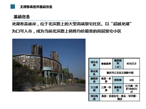 重庆龙湖高端项目春森彼岸规划建筑案