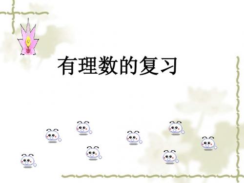 人教版初中数学初一七年级 有理数概述 ppt课件
