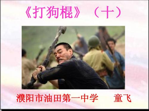 《打狗棍》(十)