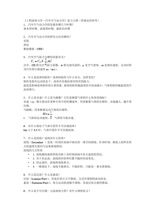 经典汽车空气动力学