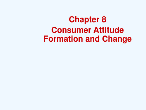 消费者行为Consumerattitudes(PPT27张)
