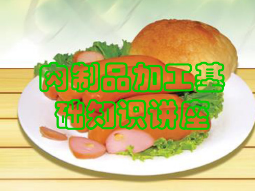 肉制品加工基础知识讲座