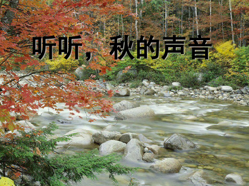 《听听,秋的声音》PPT3精品 课件 