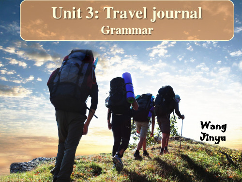 unit3  travel journal