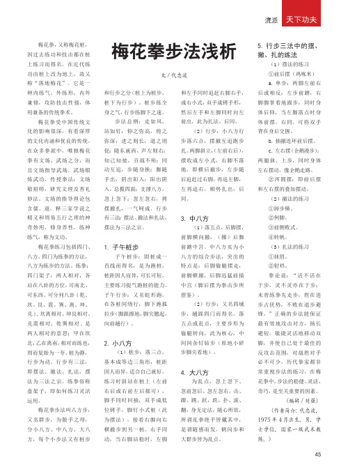 梅花拳步法浅析