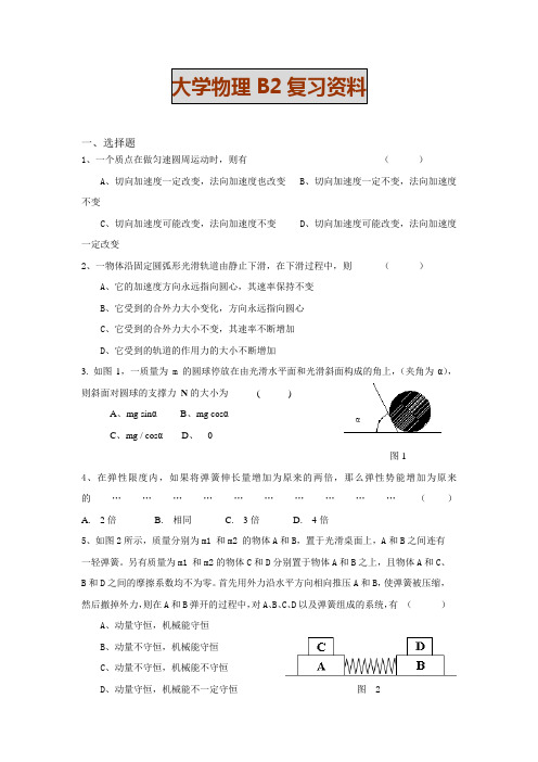 大学物理B2复习资料2013