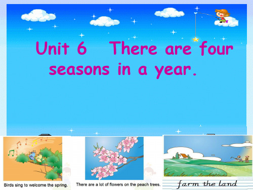 人教精通版英语六年级上册Unit 6 There are four seasons in a year课件