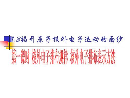 13核外电子排布规律(方萌)