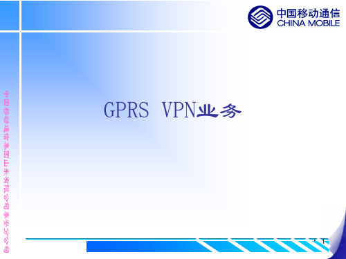移动GPRS_VPN业务介绍ppt课件