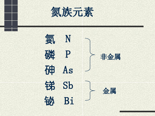氮族元素PPT2 人教版