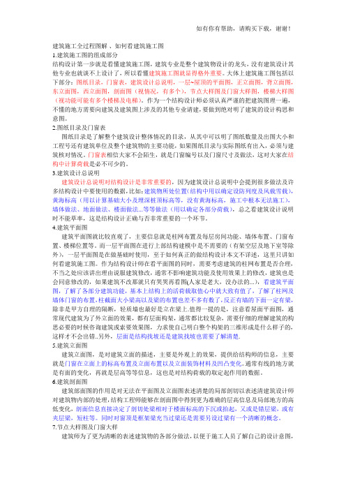 现场建筑施工全套过程图解(doc 37页)