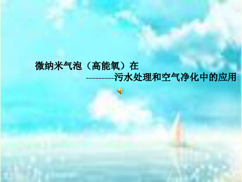 微纳米气泡的理论体系