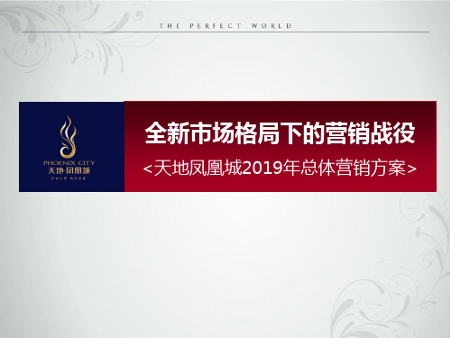 全新市场格局下的营销战役-廊坊天地凤凰城2019年总体营销方案