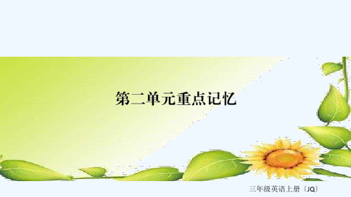 德阳市一小三年级英语上册 Unit 2 Numbers重点记忆练课件 外研剑桥版