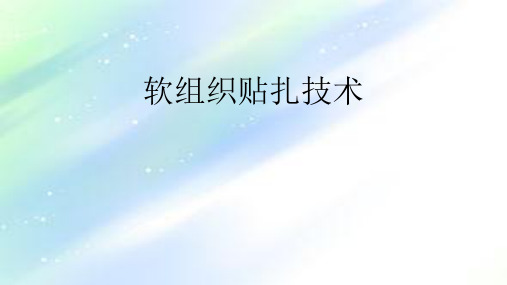 软组织贴扎技术