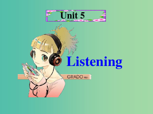七年级英语上册 Unit 5《Visiting the Moon Listening》课件 (新版)牛津深圳版