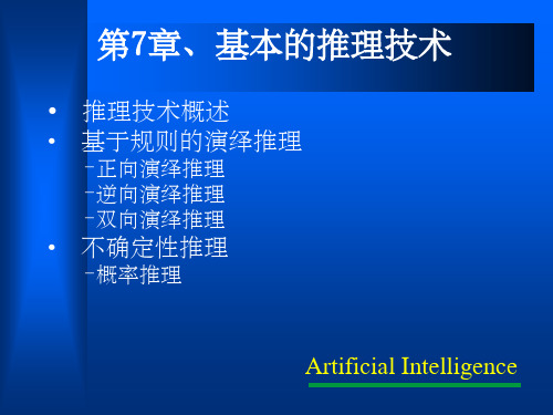 人工智能推理技术ppt课件
