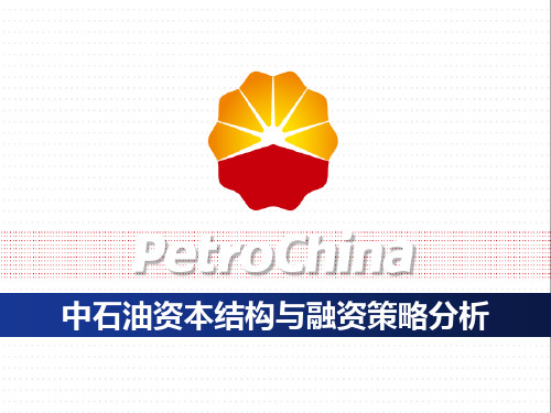 中石油资本结构与融资策略 ppt课件