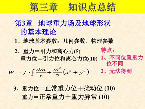 地球椭球基本参数及其相互关系