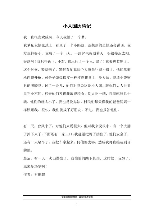 小人国历险记